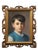 Piero Galanti, Portrait of a Boy, 20th Century, Crayon on Cardboard, Framed For Sale