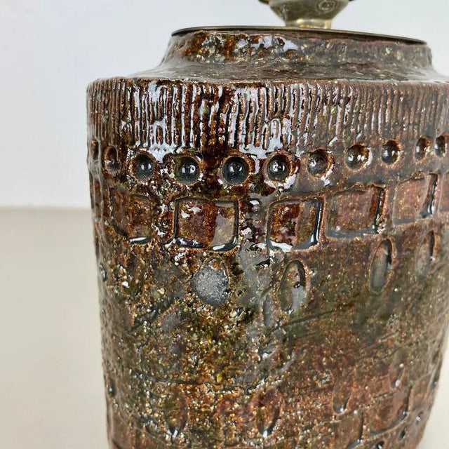 Large Ceramic Table Light attributed to Bitossi, 1970s For Sale - Image 17 of 18