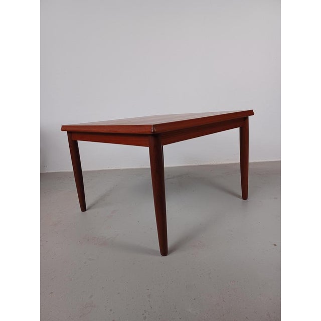 Fully Restored Danish Coffee Table in Teak, 1950s For Sale - Image 3 of 8