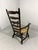 Brutalist Rustic High Ladder Back Armchair, 1960s For Sale - Image 11 of 18