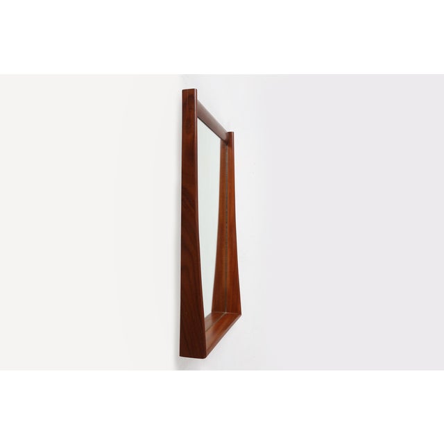 Mid-Century Modern Mid-Century Modern Mirror in Teak, 1960s For Sale - Image 3 of 11