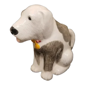 Vintage Ceramic Dog Creamer/Planter Old English Sheepdog by Gregg Moll Vandor Imports 1979
