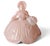 Glass Vintage Art-Deco Pink Glass l.e. Smith "Southern Belle" Boudoir Lamp 1940s For Sale - Image 7 of 7
