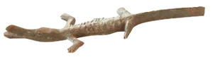 Vintage African Bronze Casting of Crocodile