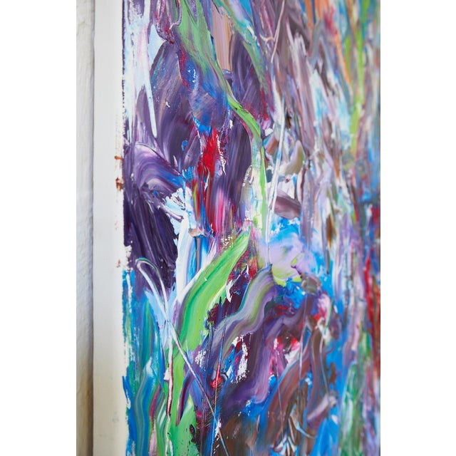 "I Fear Nothing for I Have Already" Large Abstract Oil Painting by Simon Findlay For Sale - Image 11 of 14