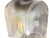 1900s Iridescent Nouveau Shade With Etched Whiplash Art Nouveau Design on Antique Brass Fixture For Sale - Image 4 of 5