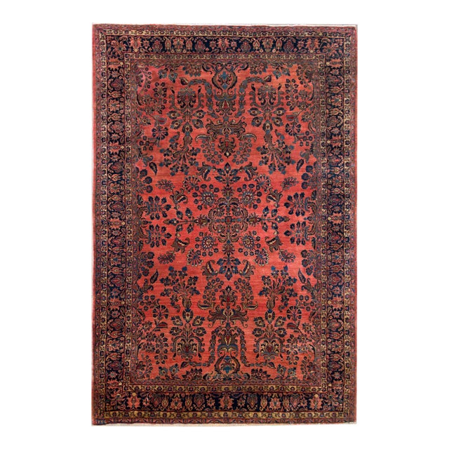 Early 20th Century Persian Sarouk Mohajeran Rug For Sale