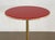 Tecno Vintage Italian Side Table in Brass and Red Glass by Osvaldo Borsani for Tecno, 1950s For Sale - Image 4 of 13