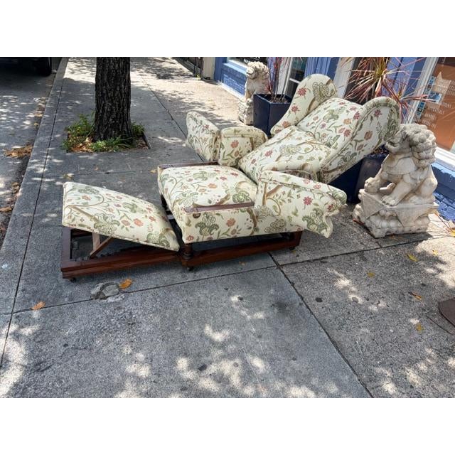 Antique Foots Patent Reclining Arm Chair Great Portland St London For Sale - Image 14 of 18