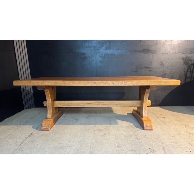 Vintage French Farmhouse Dining Table in Oak, 1925 For Sale - Image 14 of 18