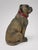 Late 19th Century 19th Century, Victorian Polychrome Terracotta Pug Dog With Glass Eyes For Sale - Image 5 of 8