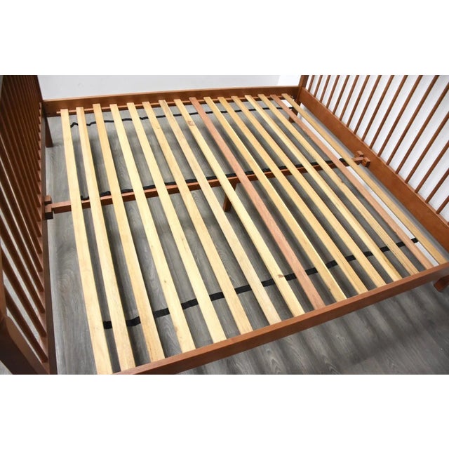 Oak King Bed Frame For Sale In Boston - Image 6 of 8