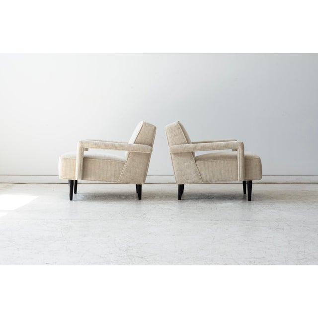 Pair of Paul Laszlo Style Lounge Chairs For Sale In Chicago - Image 6 of 12
