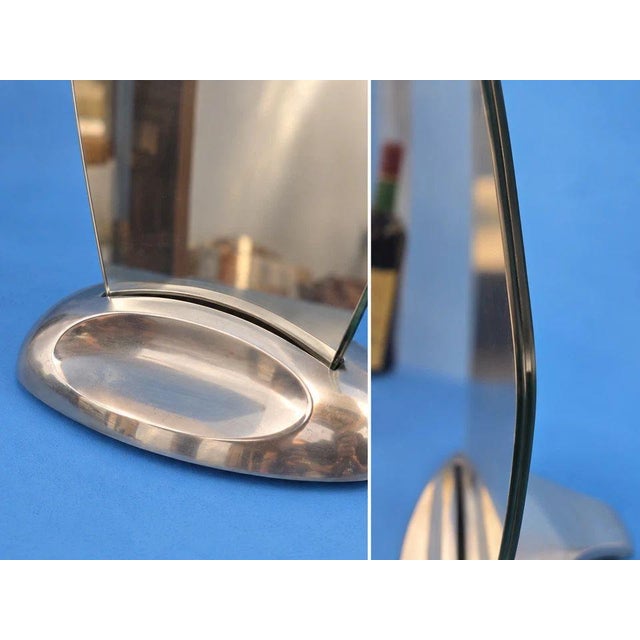 20th Century Double-Sided Table Mirror in the style of Max Ingrand for Fontana Arte, 1950 For Sale - Image 10 of 14
