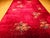 Antique Chinese Art Deco Rug, Hand-Knotted Wool, Crimson Floral Design, 10x14 For Sale - Image 14 of 18