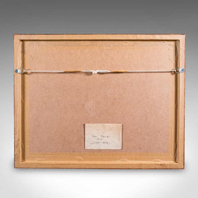 Antique Coaching Road Map, Exeter to Barnstable, English, Framed, Ogilby, c.1700 For Sale - Image 11 of 11