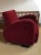 Art Deco Red Armchair, in Very Good conditions. Designed 1920 to 1949