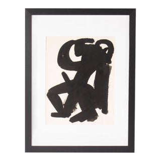 Abstract Ink Painting by Robert C. Ray For Sale