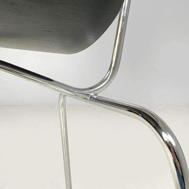 German Black Wooden Chairs by Charles and Ray Eames for Vitra, 2000s, Set of 2 For Sale - Image 14 of 18