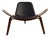 Hans Wegner Mid-Century Modern Shell Chair for Carl Hansen & Son, Denmark For Sale
