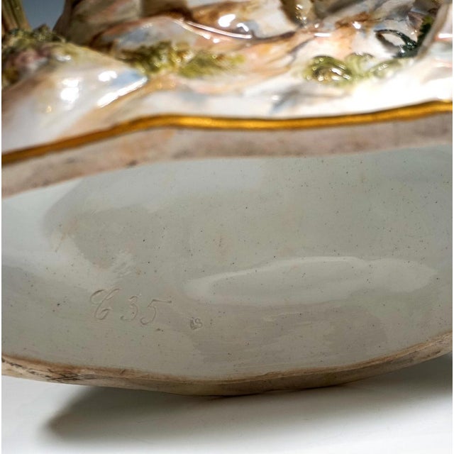 Large The Catch of the Triton Mythological Group by J. J. Kändler for Meissen, 1860s For Sale - Image 10 of 11