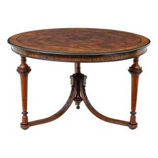 Early 20th Century Burr Walnut Occasional Table, 1900s For Sale