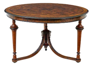 Early 20th Century Burr Walnut Occasional Table, 1900s