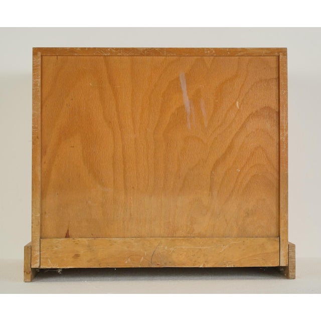 Vintage French J.M. Paillard Wood Art Supply Display Cabinet For Sale - Image 14 of 16
