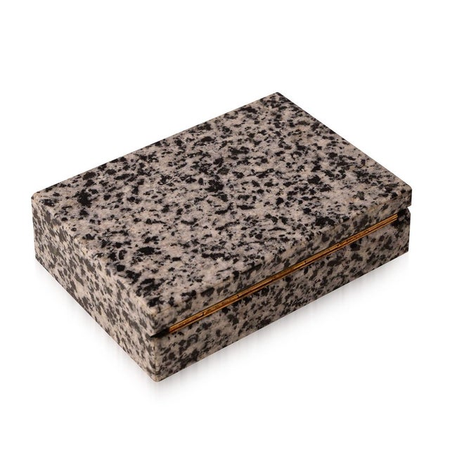 Vintage Italian Bianco Castilla Stone Box, 1960 For Sale - Image 4 of 10