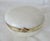1970s C.1970's Vintage Italian Alabaster Marble & Brass Round Lidded Keepsake Box For Sale - Image 5 of 18