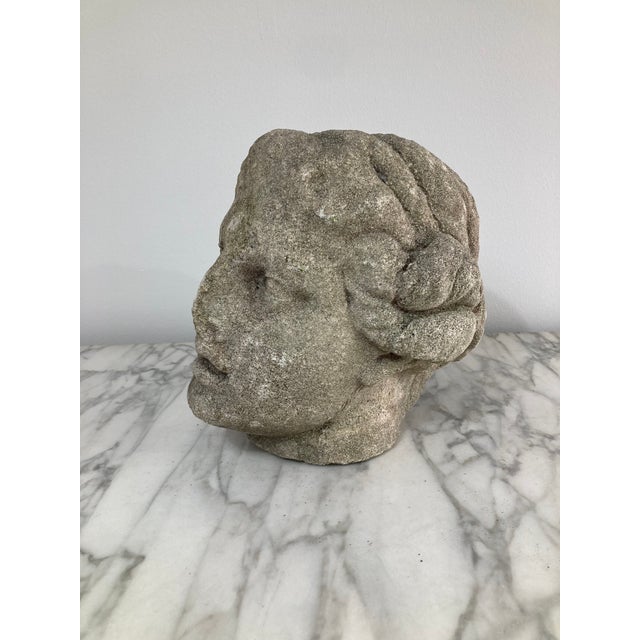 Stone Stone Statuary Head of Venus For Sale - Image 7 of 11