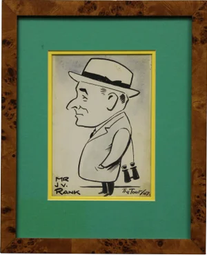 "Mr. Jv. Rank" Watercolor Painting by Peter Buchanan
