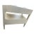 Karl Springer Karl Springer Style Cream Grasscloth Two Drawer Side Table or Night Stand For Sale - Image 4 of 5