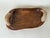 Gold Spanish Olive Wood Centerpiece Bowl with Cow Horn Handles, 1960s For Sale - Image 8 of 15