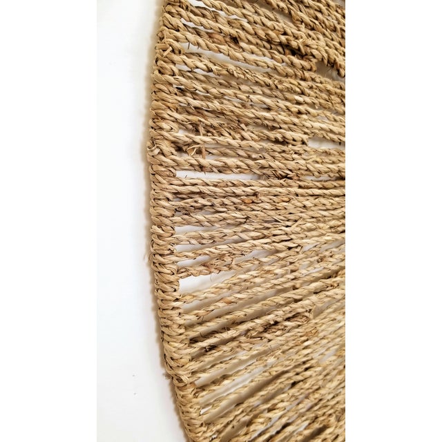 Wall Sculptures Jute Trio Metal Frame For Sale In Miami - Image 6 of 9
