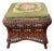 Antique Heywood Wakefield Wicker Foot Stool Ottoman For Sale