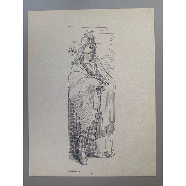 1964 Print Portfolio of Literary Caricatures by David Levine - Set of 17 For Sale - Image 16 of 18
