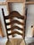 Vintage Early American French Rustic Style High Ladder Back Rush Seat Side Chairs For Sale - Image 15 of 17