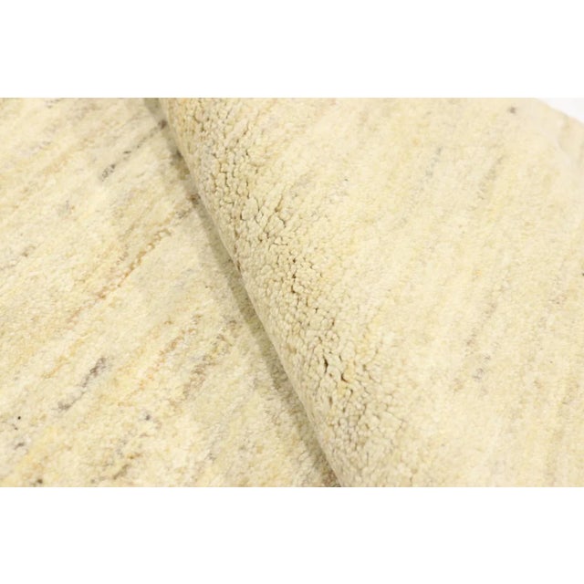 Vintage Hand-Knotted Middle Eastern Gabbeh Rug with Abstract Design For Sale - Image 6 of 8