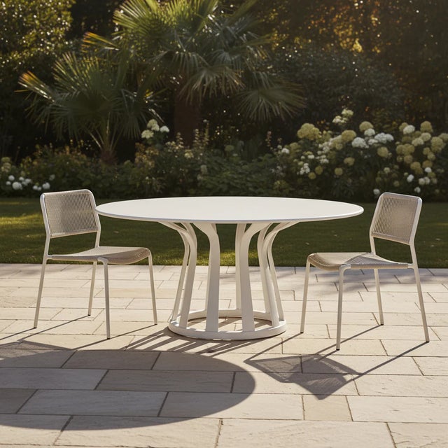 The first project of French designer Patrick Jouin for Cassina in 2003, the iconic Lebeau table evolves with this outdoor...