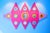 Pink Bindoo Kama Triangular Wall Mirror in Aluminum and Glass Mirror by Altreforme For Sale - Image 8 of 16