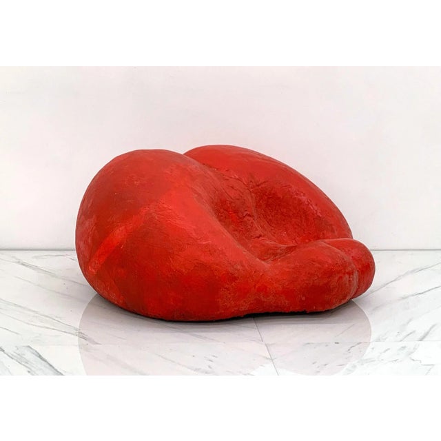 Louis Durot Pouffesses Chair, Signed, 1990 For Sale - Image 9 of 9