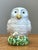 Italian Vintage Italian Owl Ceramic Lidded Trinket Box For Sale - Image 3 of 12