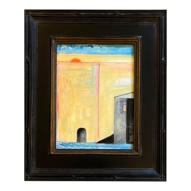 Abstract Expressionist Painting Titled Venice by Satori Gregorakis For Sale