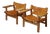 Vintage Spanish Chairs by Børge Mogensen for Fredericia Stolefabrik, Denmark, 1960s, Set of 2 For Sale