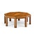 Baker Burlwood and Brass Octagonal Coffee Table For Sale In Chicago - Image 6 of 8