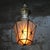 French Art Deco Matte Glass and Black Nickel-Plated Pendant Lamp, 1920s For Sale - Image 3 of 9