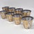 Mid-Century Modern Culver Quadrille 22k Gold Old Fashioned Glasses Set of 8 For Sale - Image 3 of 7