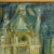 A Large Oil on Masonite Painting Depicting a City View Painting Featuring a Clock Tower. Unsigned. For Sale - Image 10 of 12