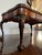 Chippendale Style Ball and Claw Foot, Cabriole Legs, Leather Top With Inlaid Rectangular Mahogany Coffee Table For Sale - Image 10 of 10